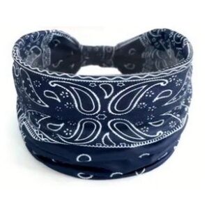 Dark Blue Wide Headband